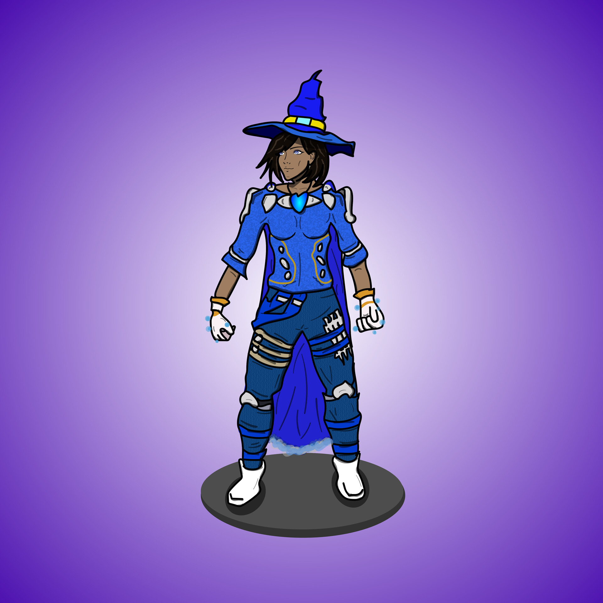 The fun gal art mage gal