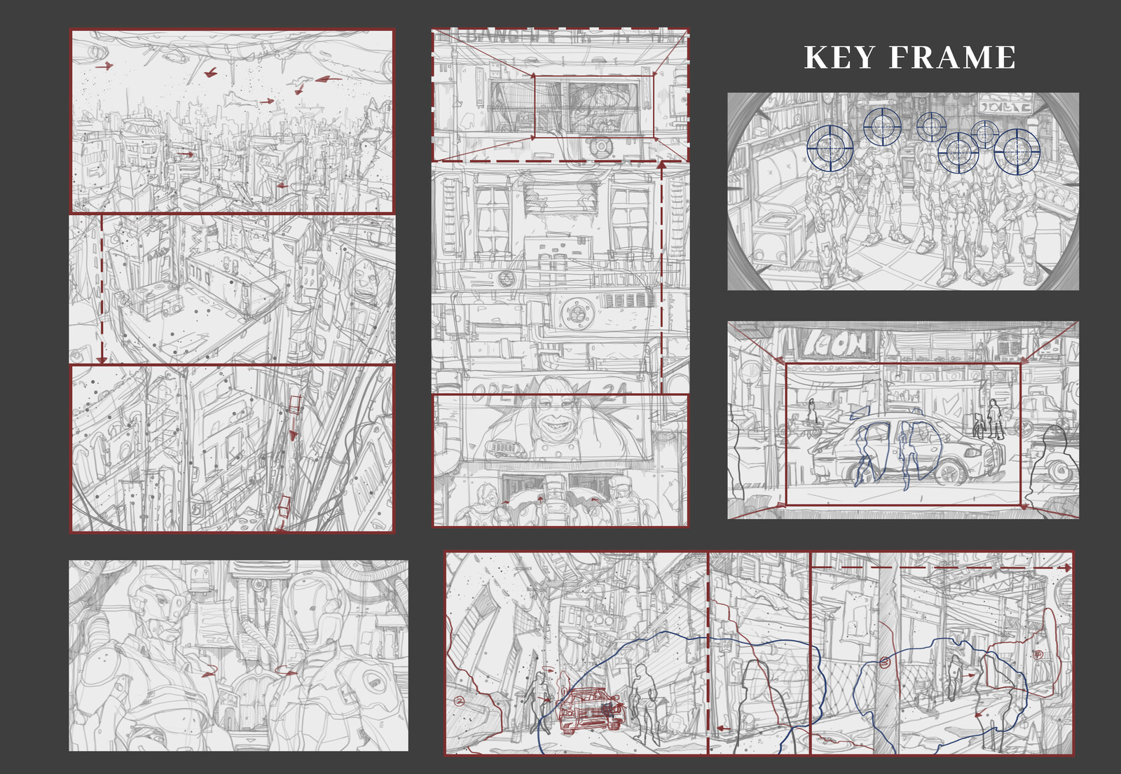 Storyboard parts