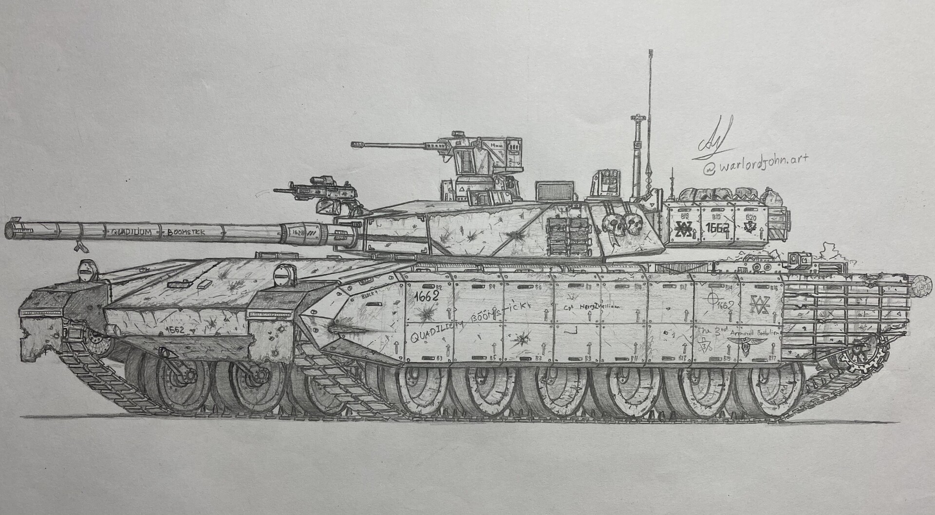 ArtStation - How to Draw a Tank 2