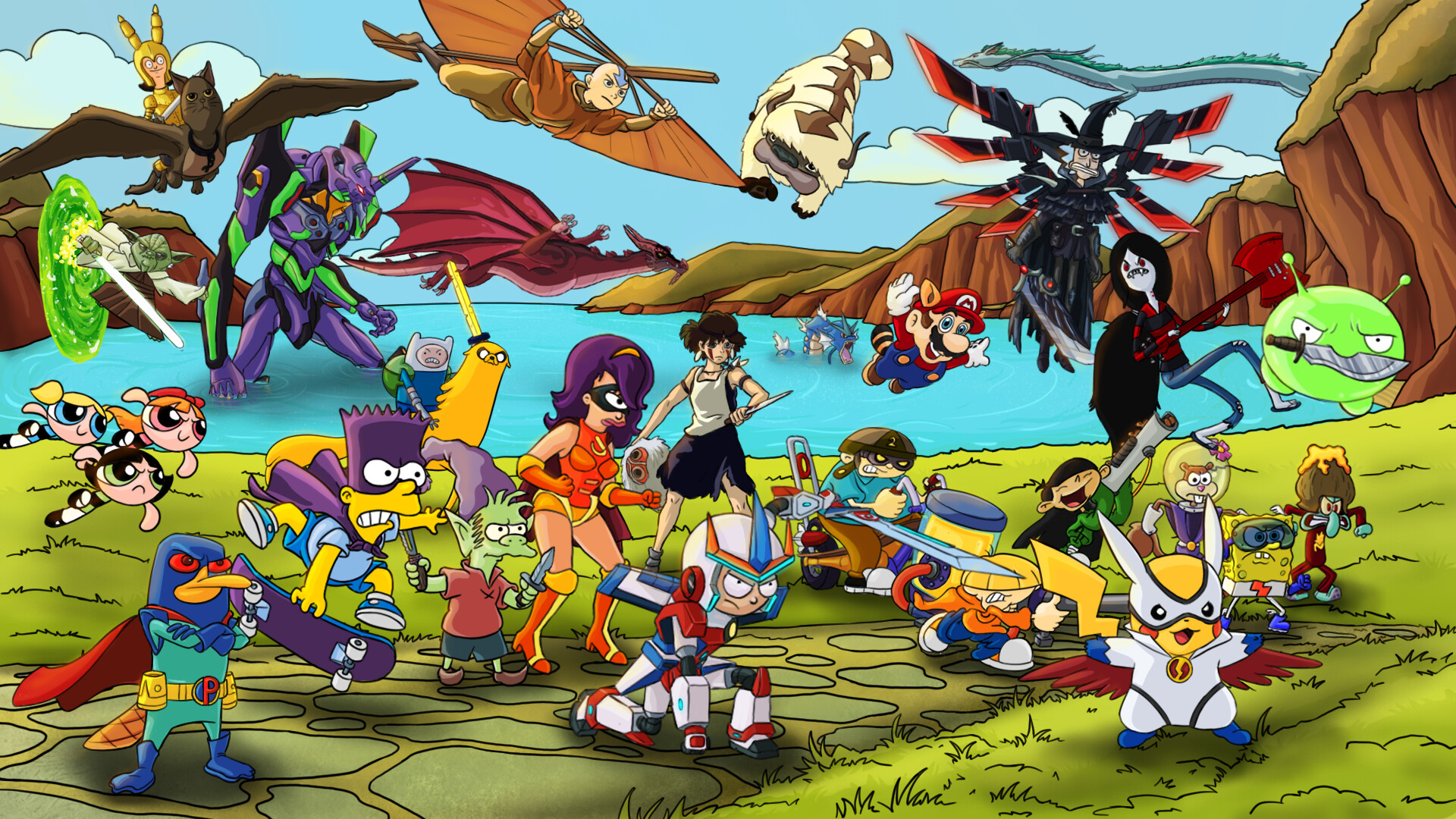 ArtStation Rick and Morty Part III Multiverse of End Game