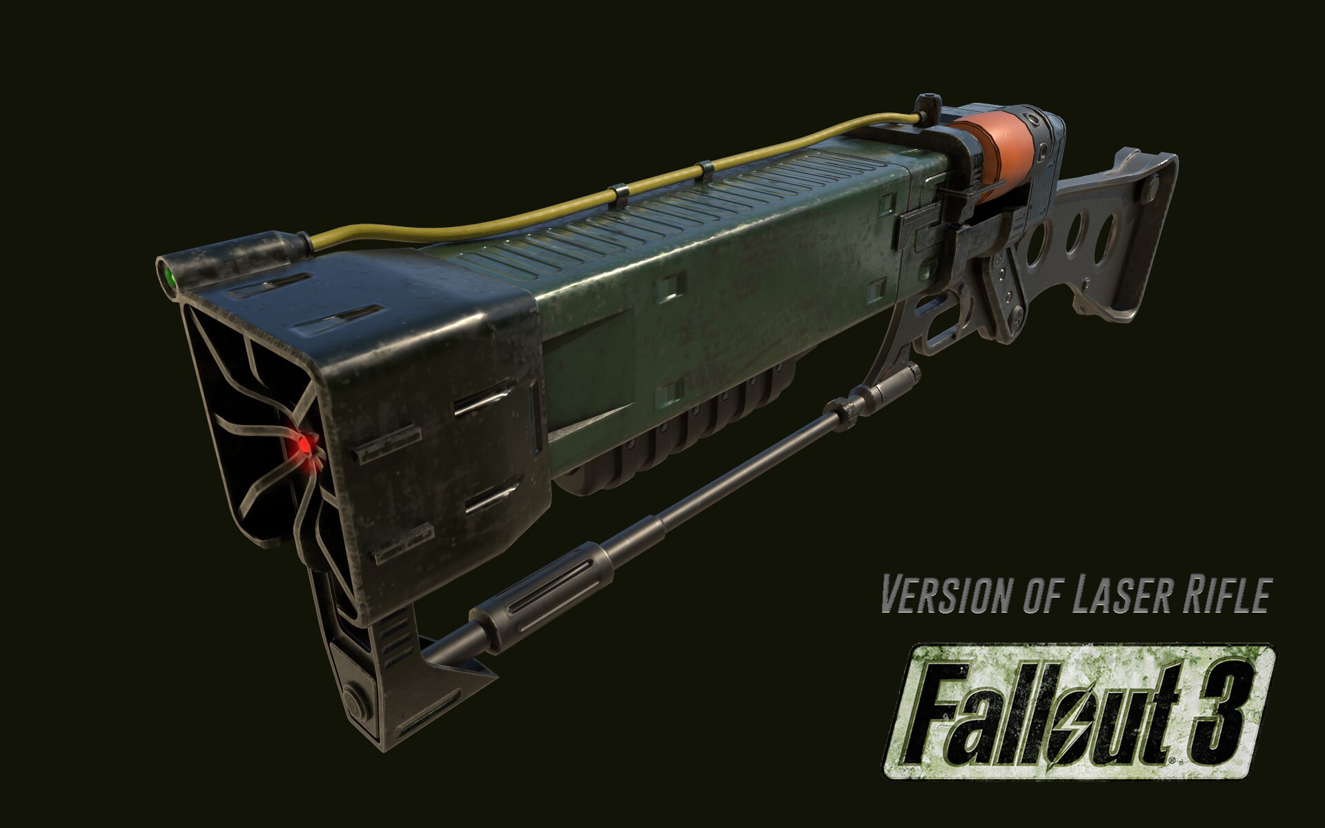 Artstation version of fallout 3 laser rifle