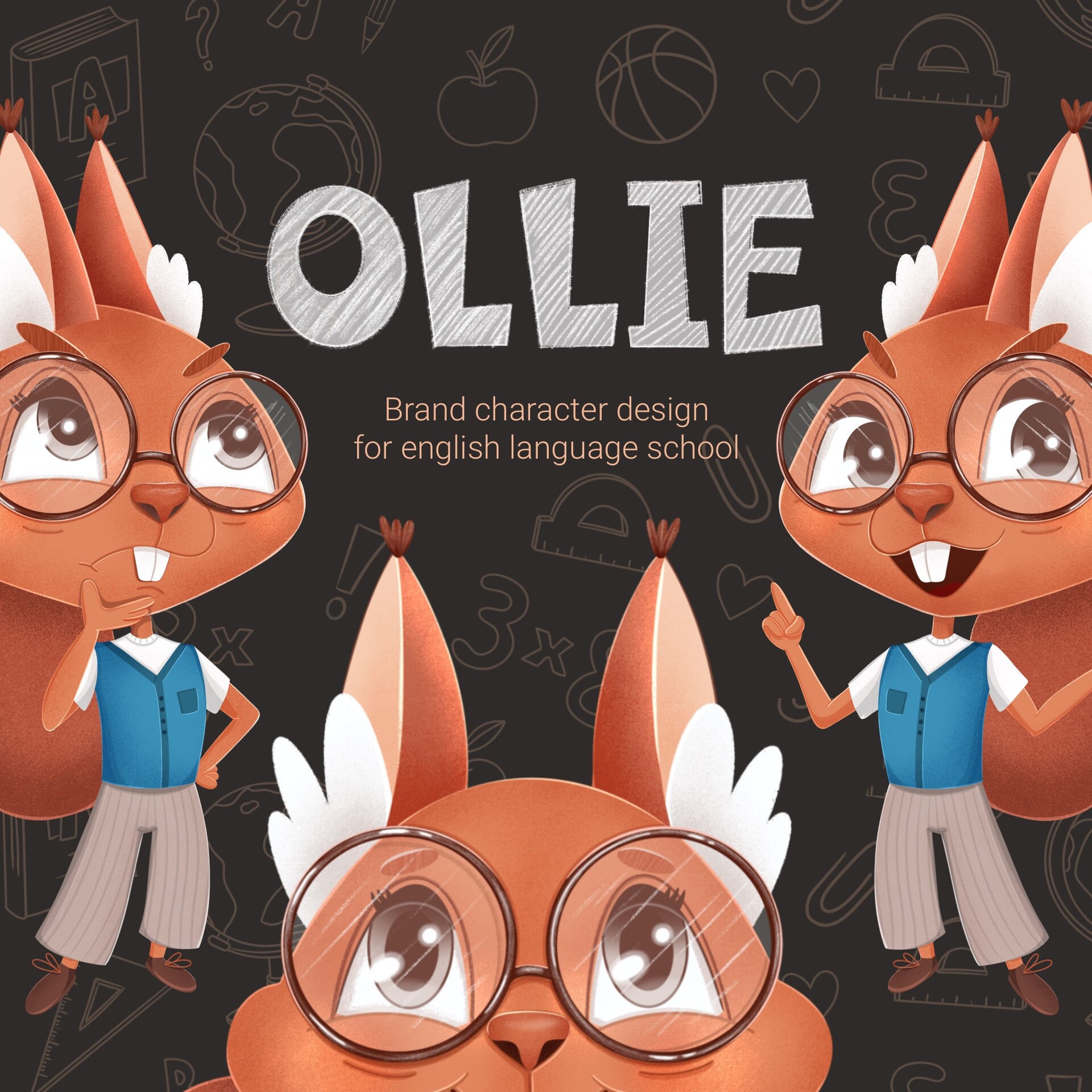 ArtStation - OLLIE Brand character design