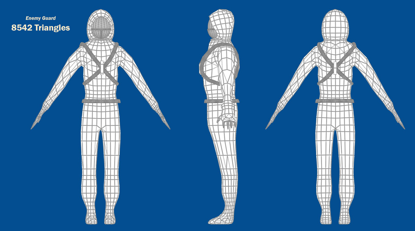 Enemy Character Wireframe