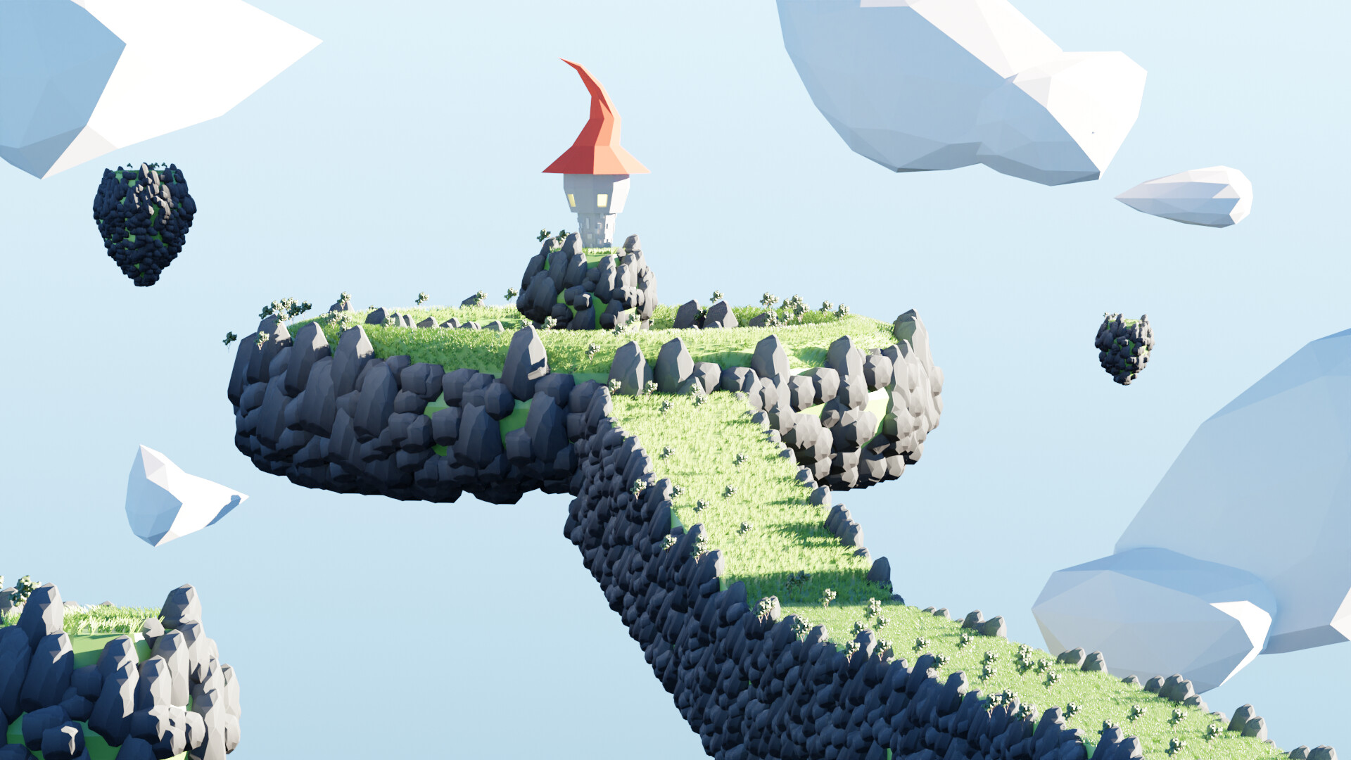 ArtStation - Wizard tower island