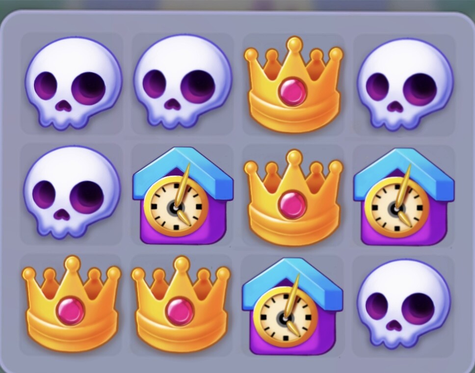 Artstation icons for match 3 game project
