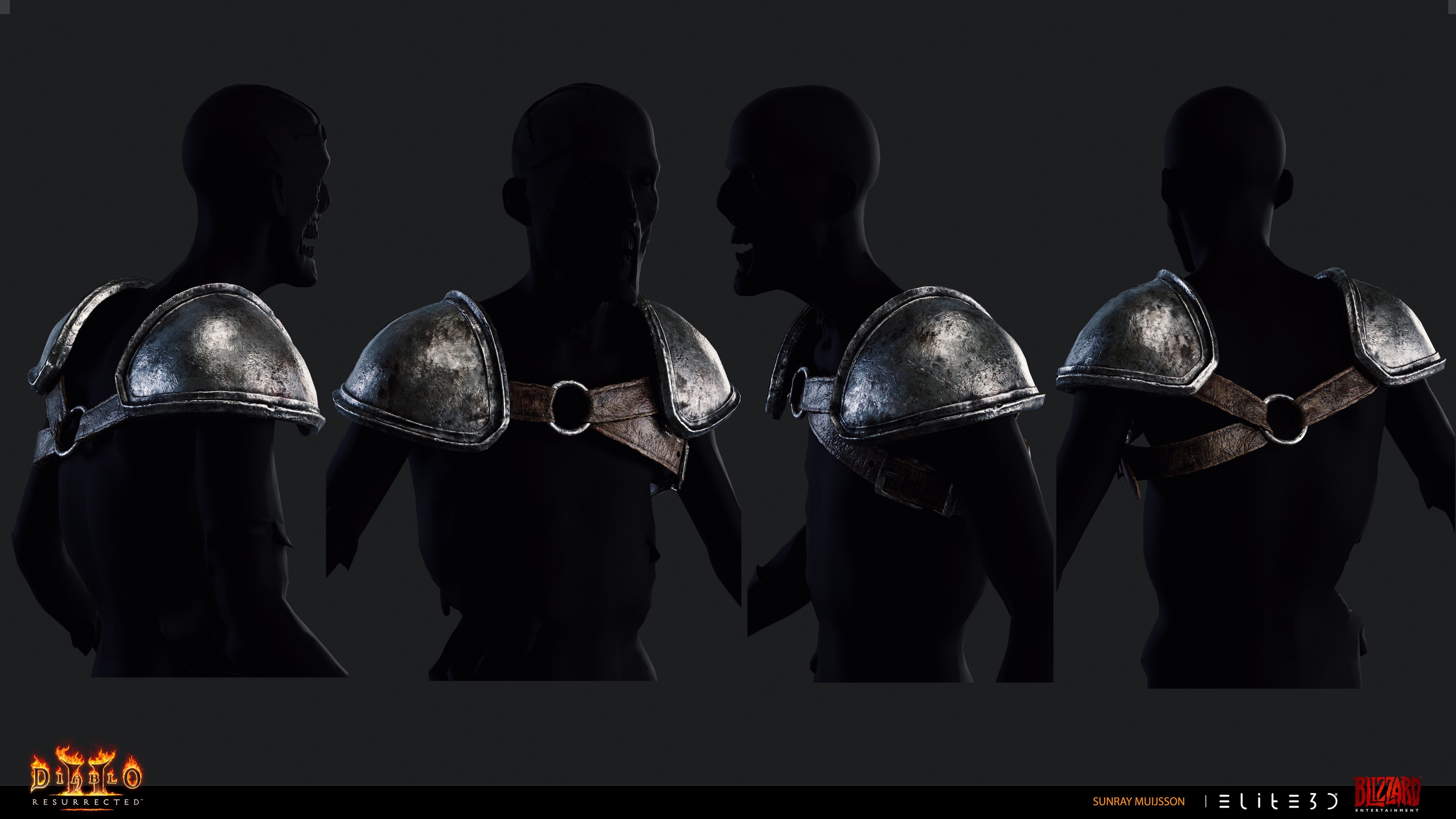 TriGon Art Diablo II Resurrected Character Work