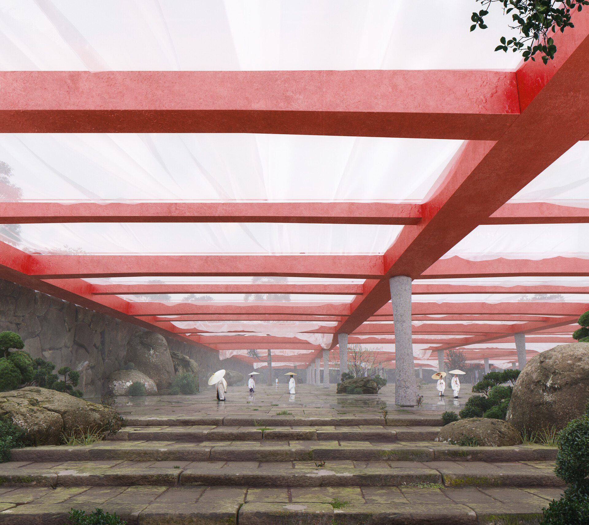 ArtStation - red temple I