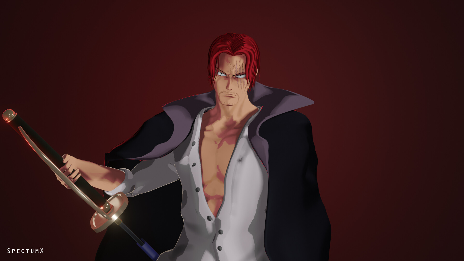 ArtStation - Shanks from one piece