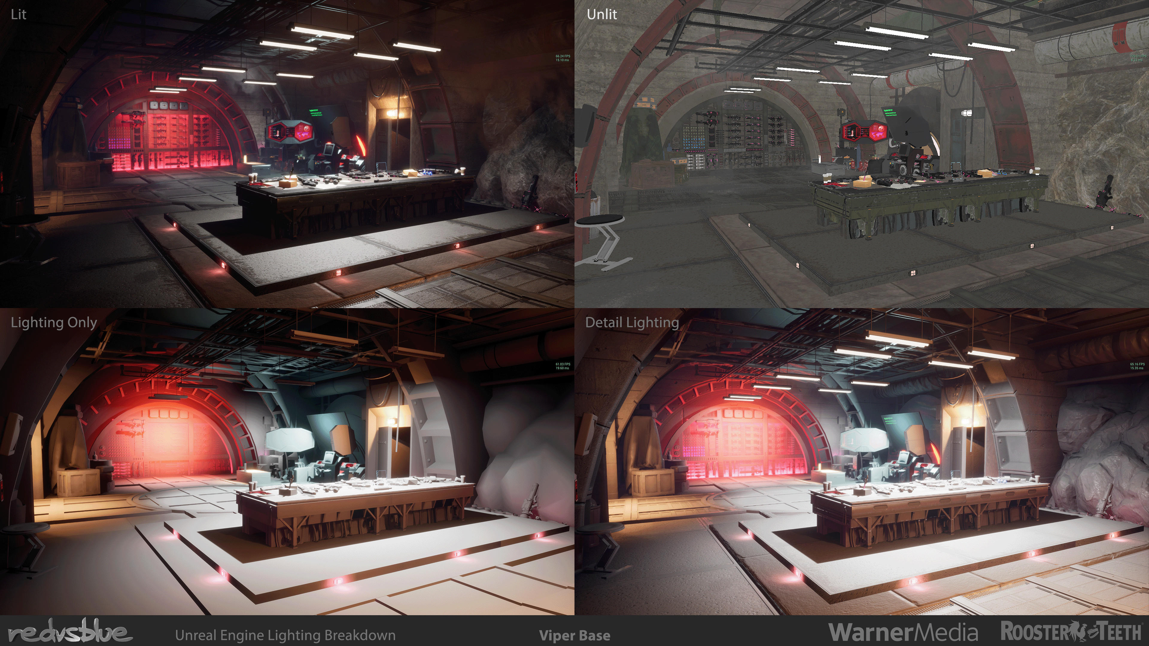 Lighting Breakdown for Viper Base - Basic Lighting Passes