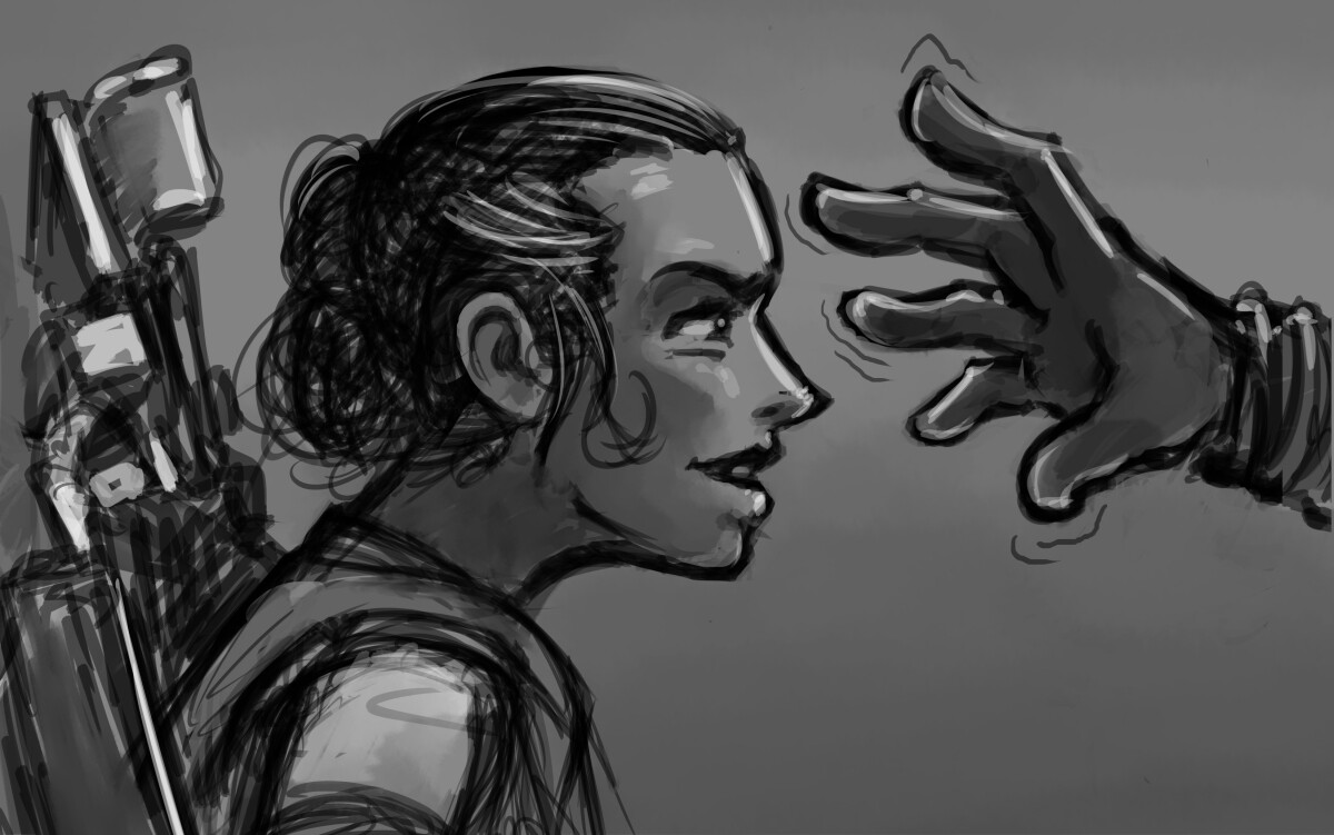 A quick digital painting inspired from seeing Episode VII.