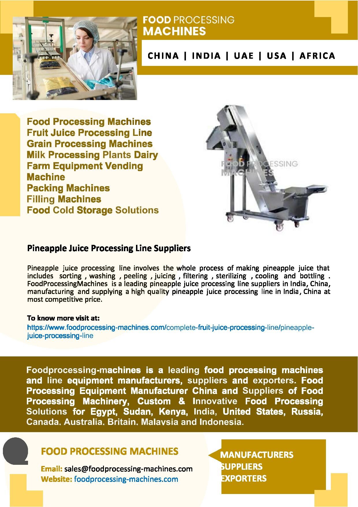 Food processing best sale equipment china