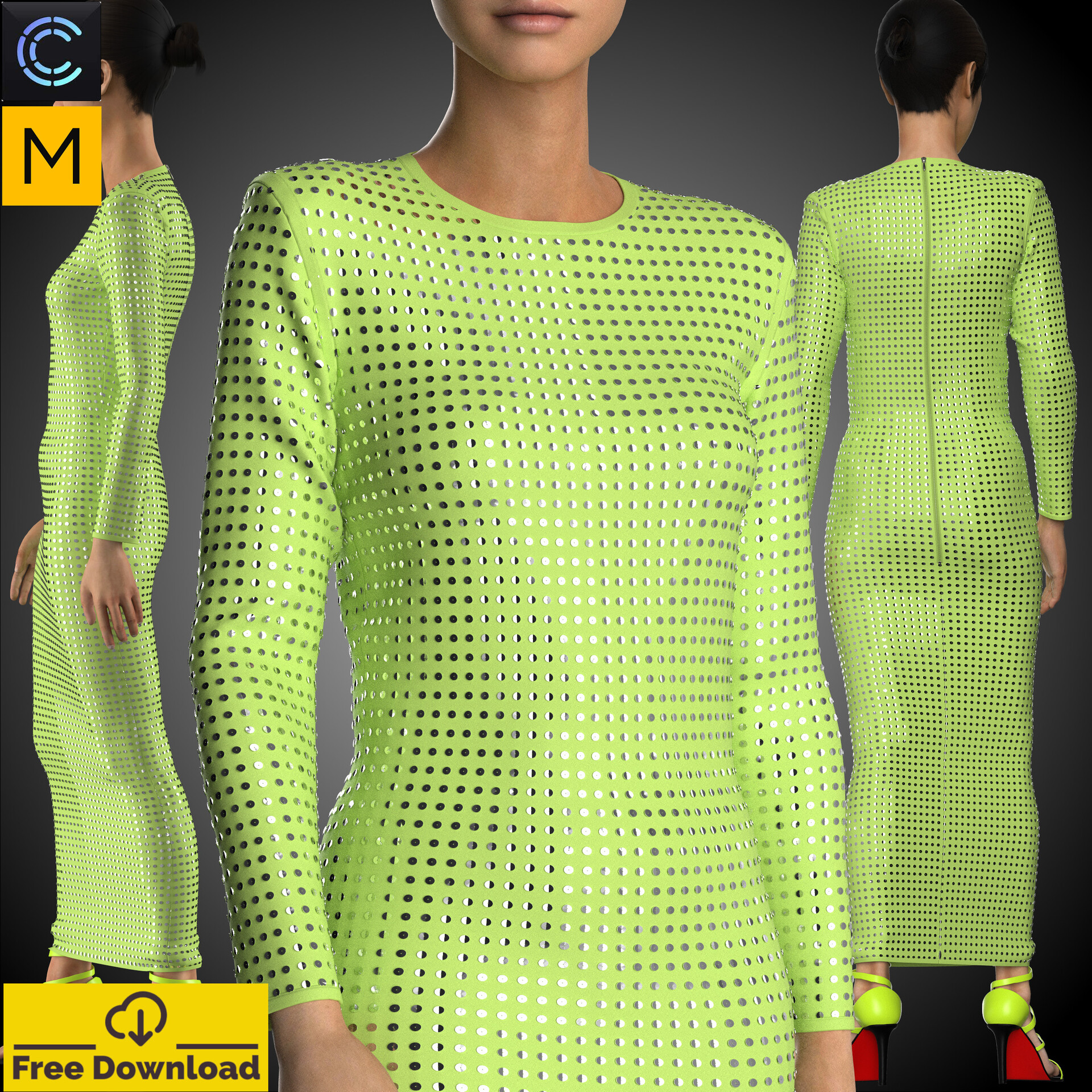ArtStation Free Sequin Dress In US Size 2 CLO MD ArtStation Free Sequin Dress In US Size 2 CLO MD