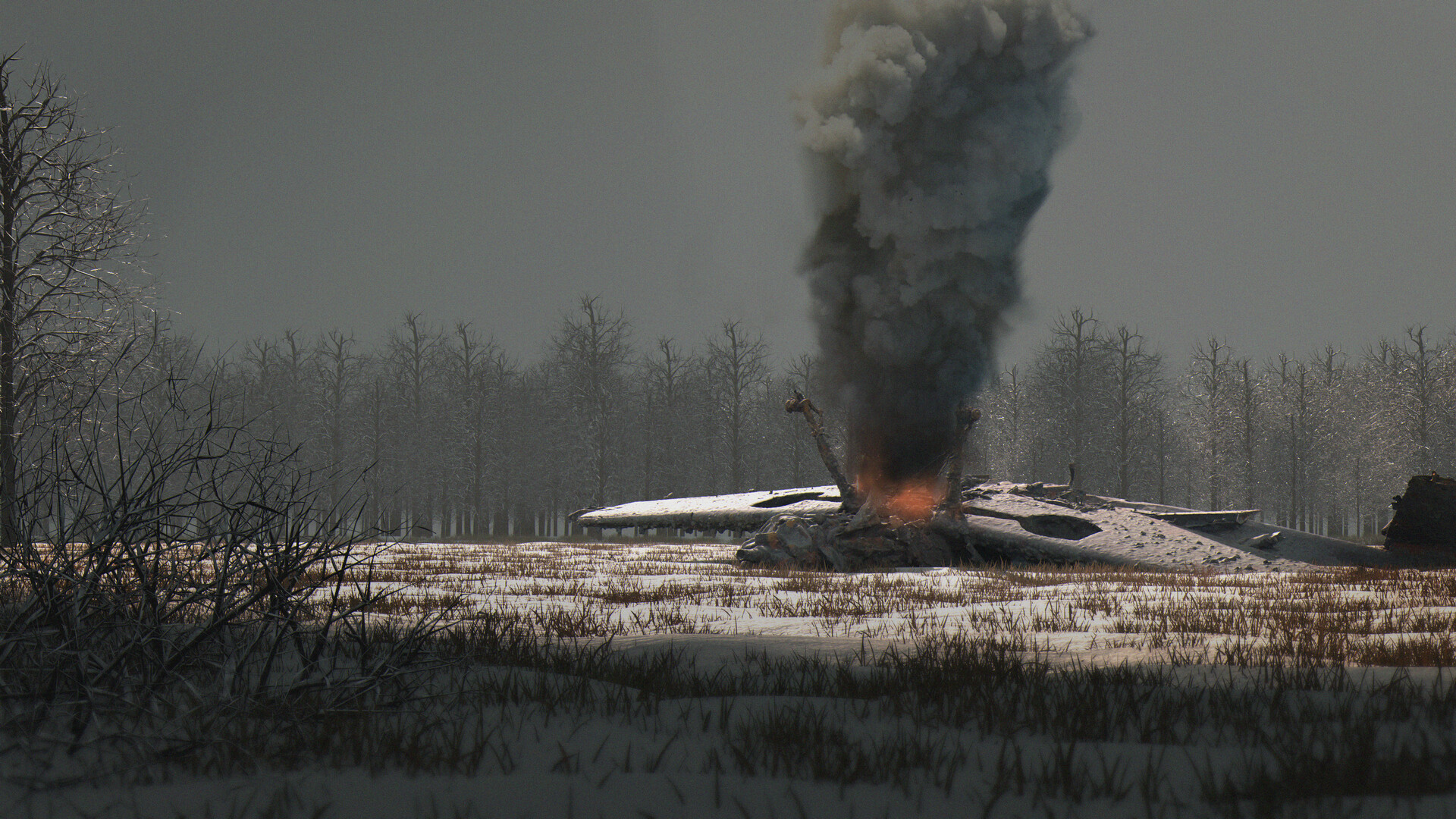 ArtStation Plane crash