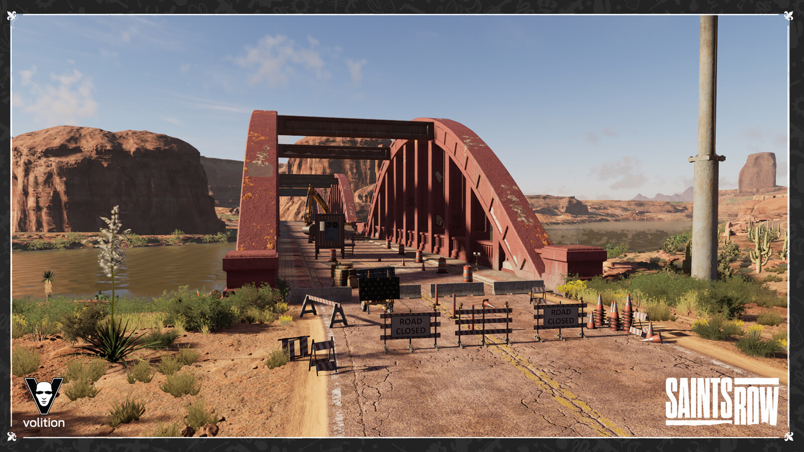 Roadblocked Bridge in Rojas Desert