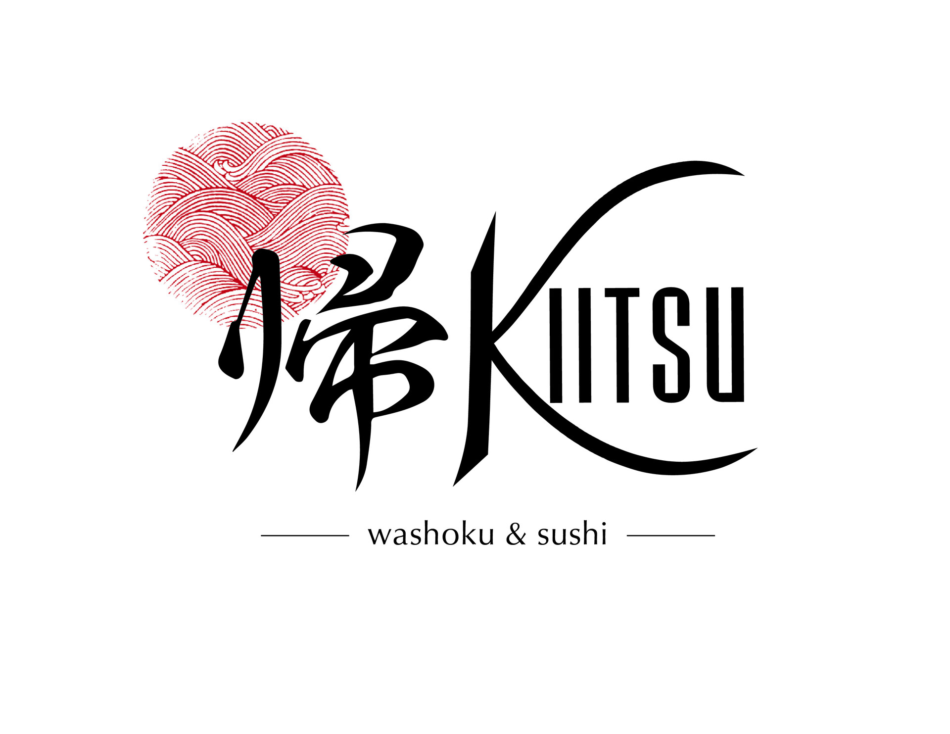 ArtStation - Kiitsu Washoku and Sushi Logo Design