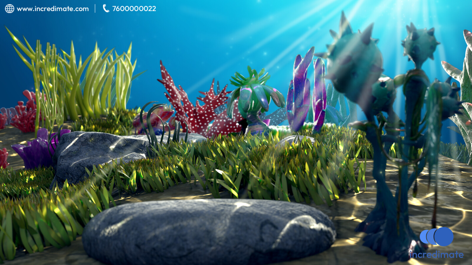 3D Sea Environment Design With Beautiful Lighting Effect - Incredimate