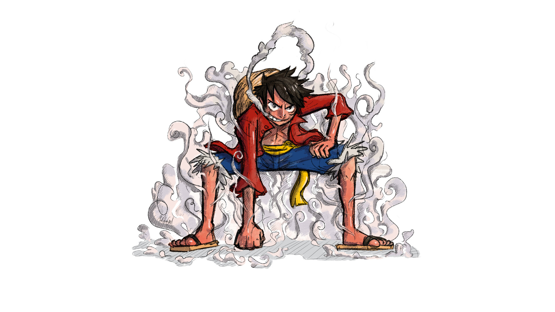 luffy after 2 years hd wallpaper