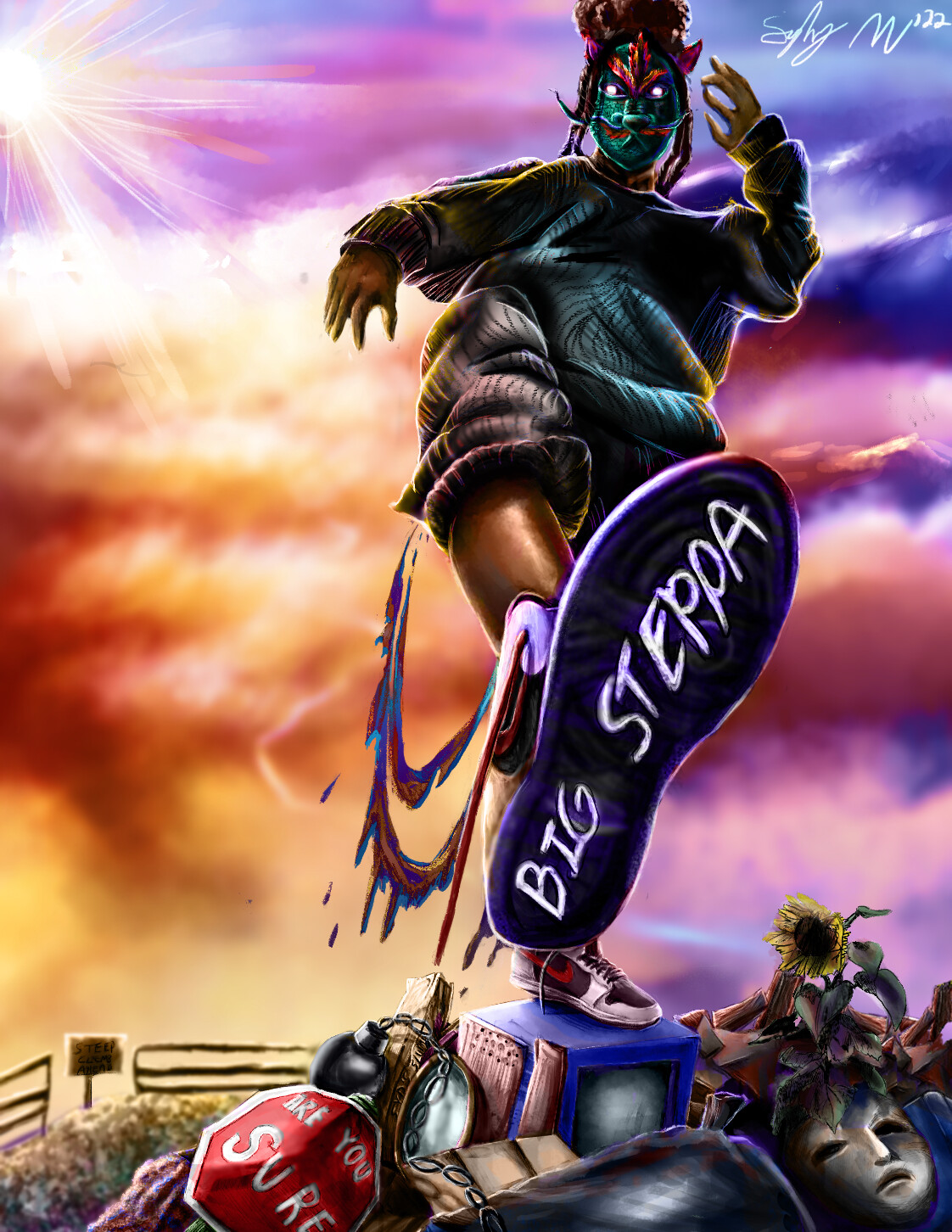 Sydney Wilson Big Steppa Illustration sydney-wilson-big-steppa-illustration
