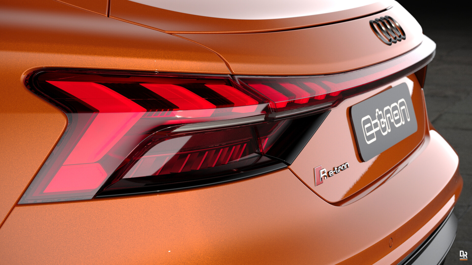 Audi Etron GT LED Rückleuchte Mittelteil Deko VB!, € 250,- (4523 Neuzeug) -  willhaben