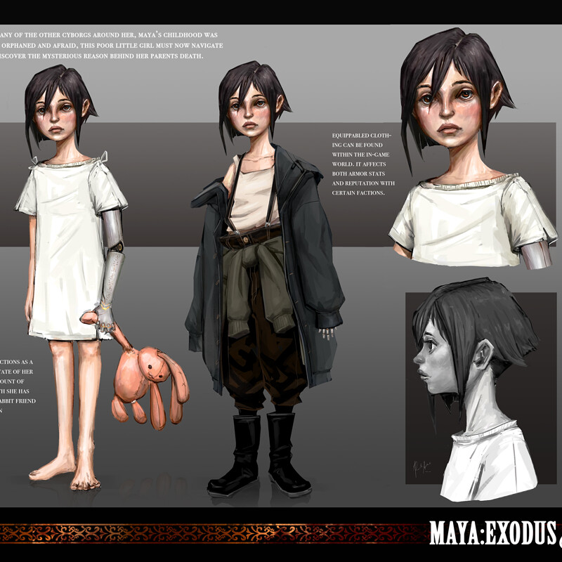 MAYA:Exodus - Maya Character Concepts