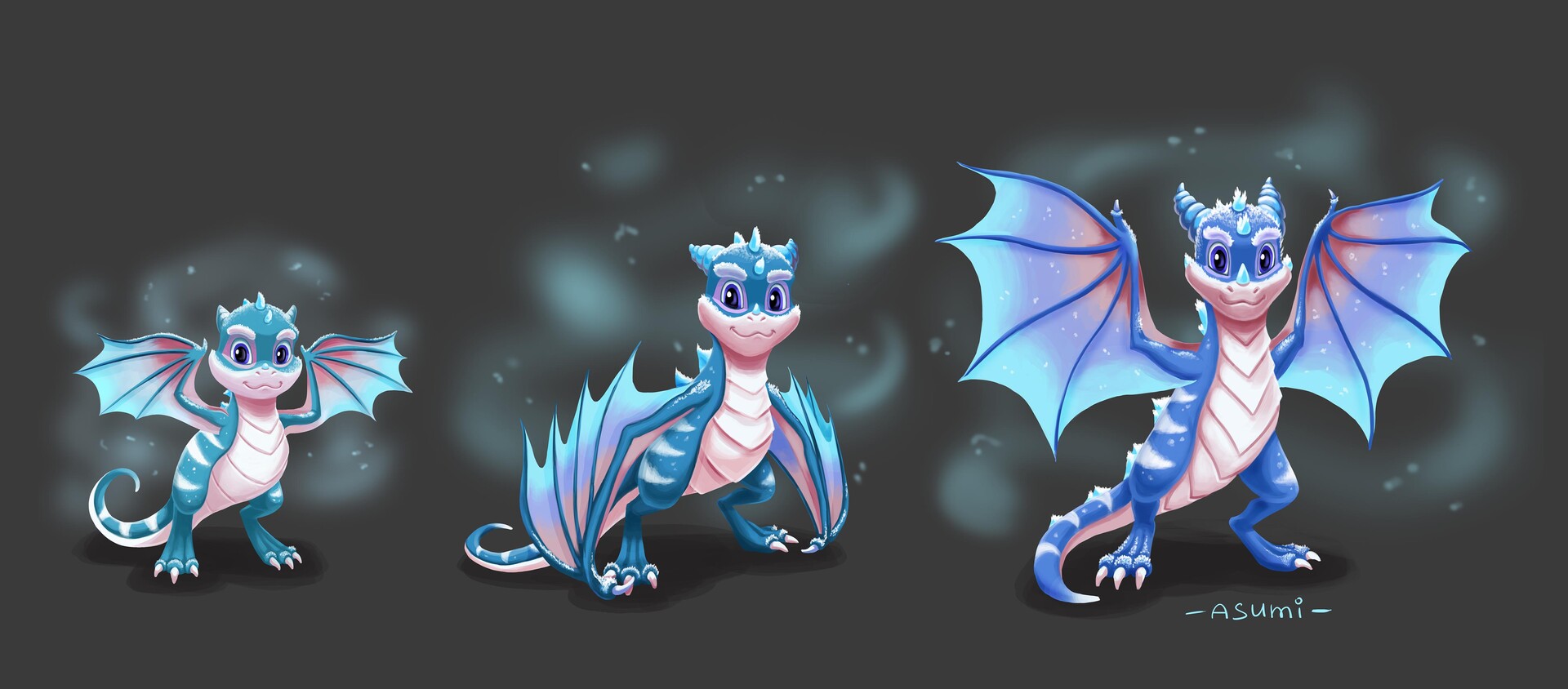 ArtStation - Ice dragon