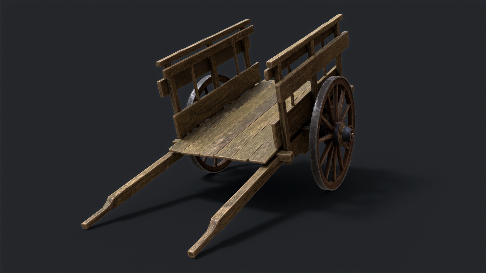 ArtStation Wooden Cart