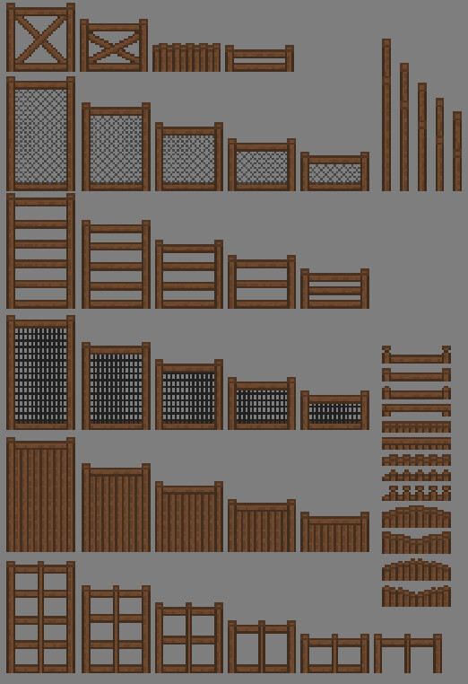 ArtStation - Pixel Fences