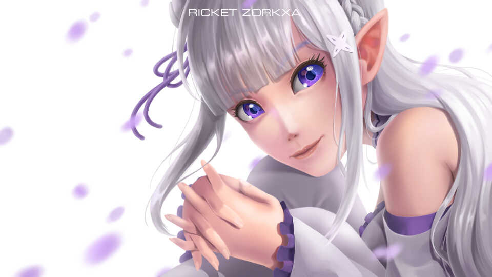 ArtStation - Emilia from re:zero