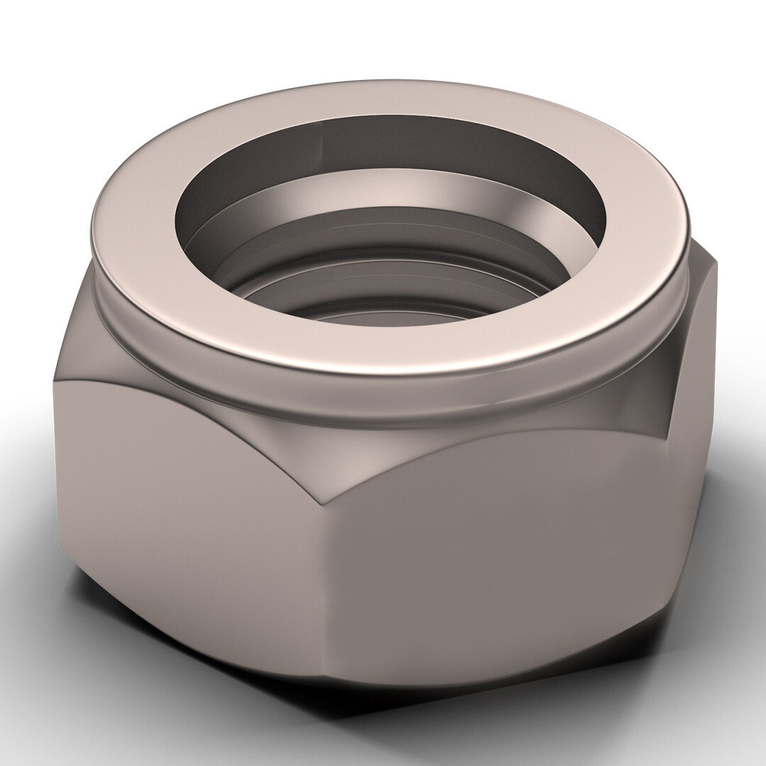 ArtStation Hex Nut 3D Model