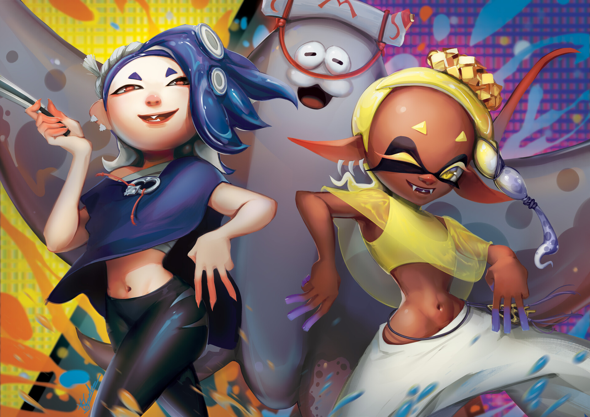 ArtStation - Deep Cut Splatoon 3 Fanart