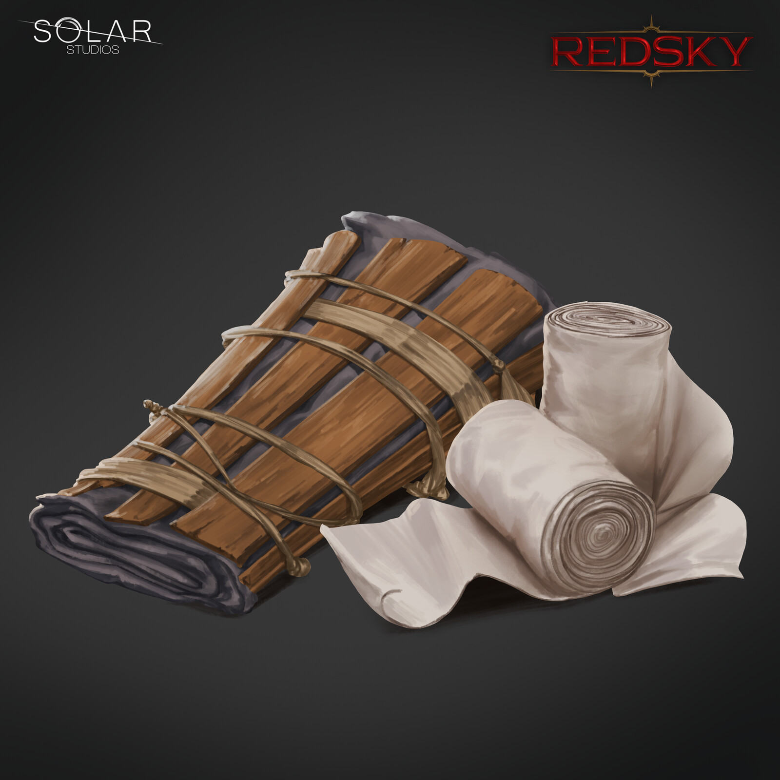 common splint and bandages