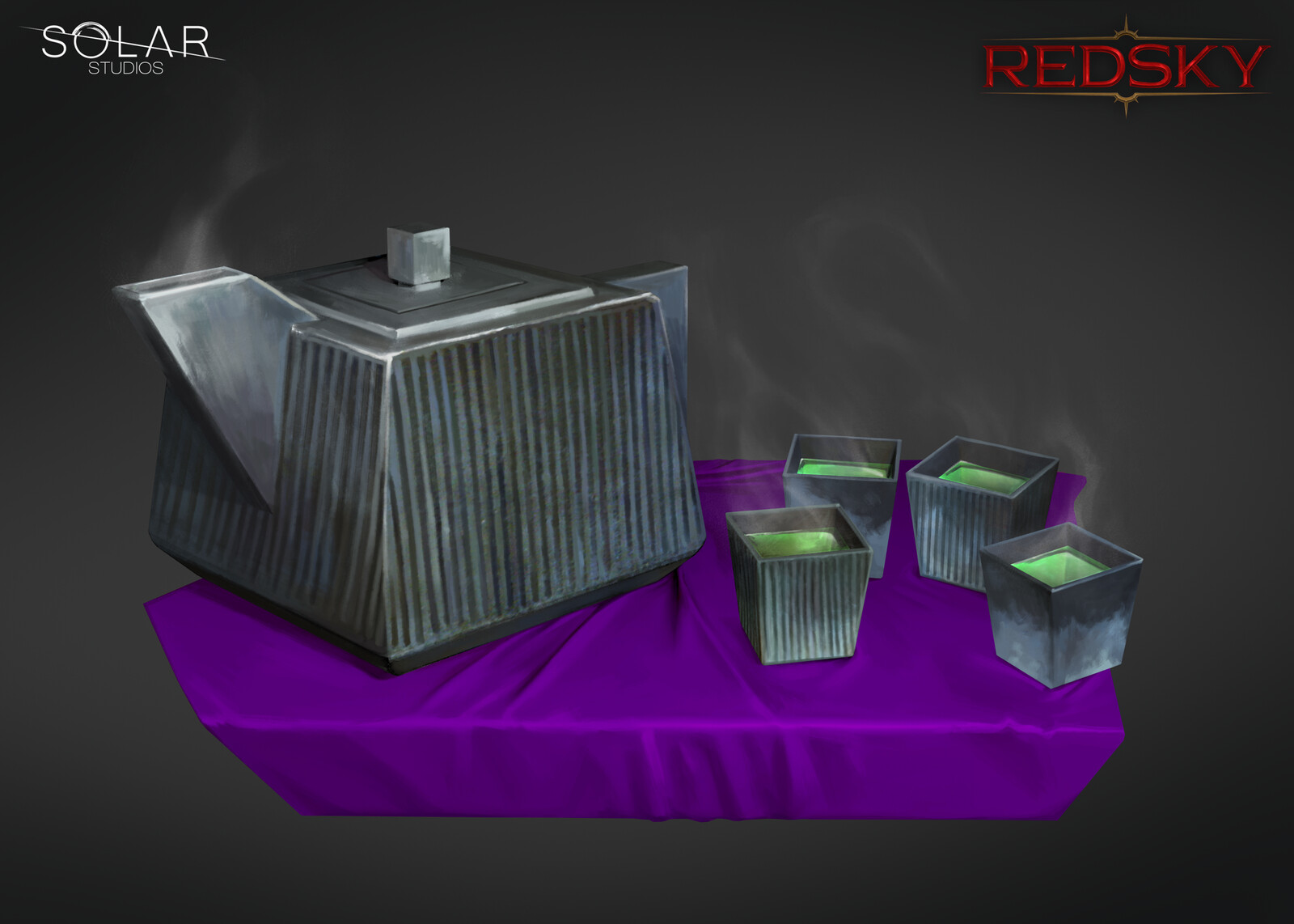 Mint tea set from Etherea 
