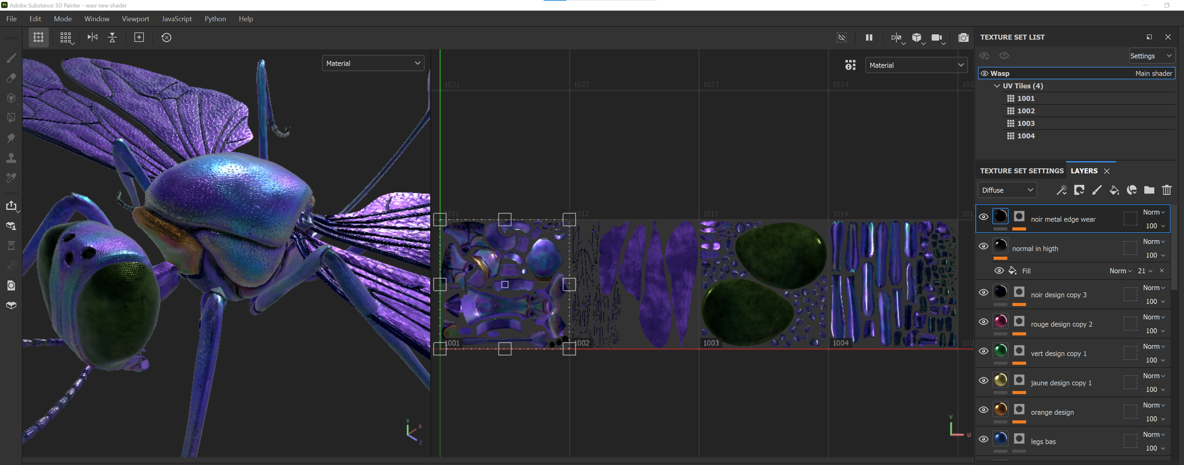 Textures in Substance 3d Painter