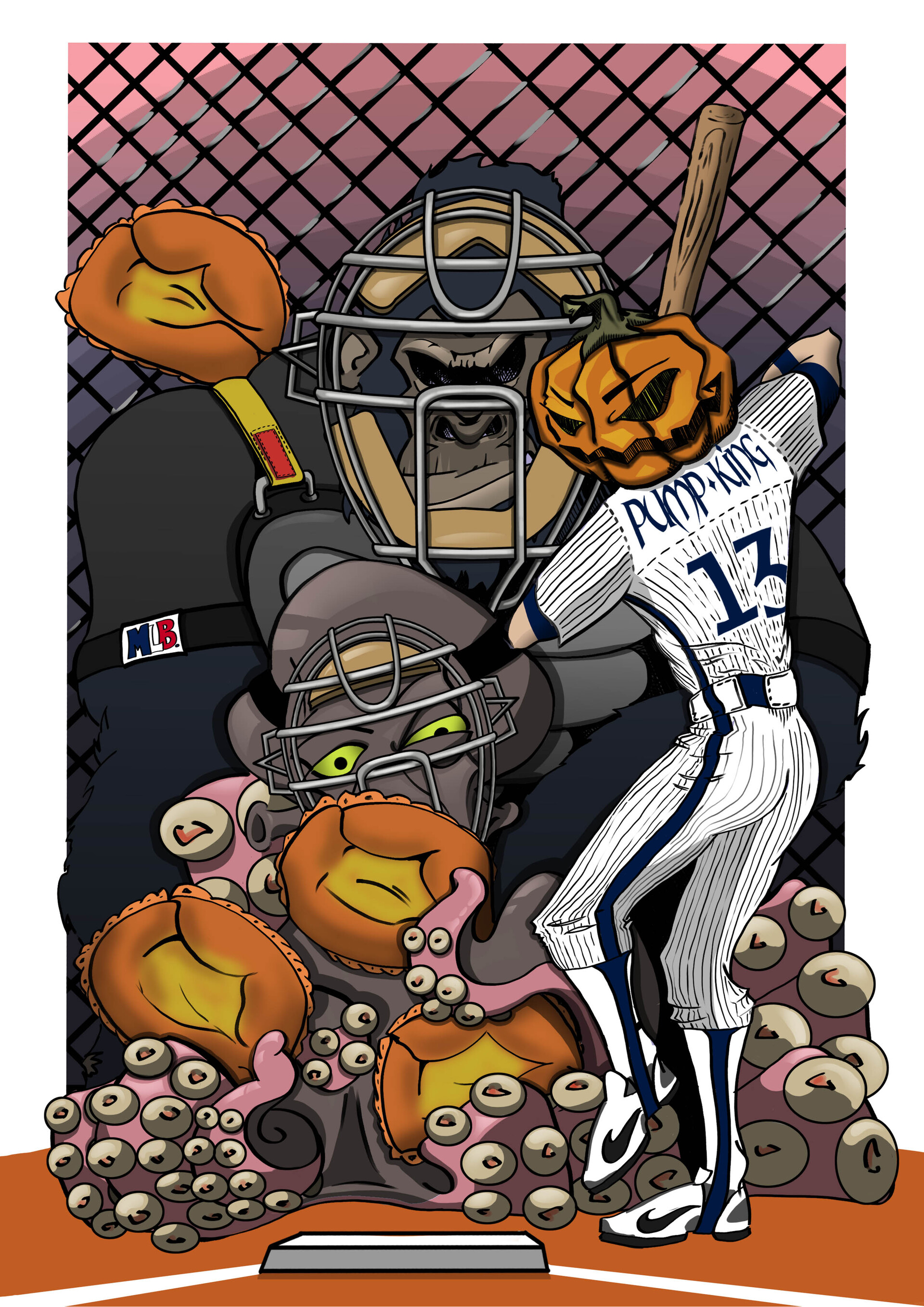 ArtStation Halloween Baseball