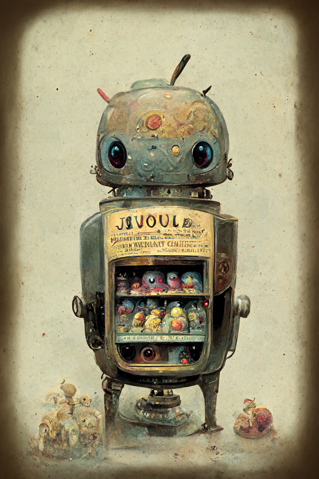 Vintage Robot Vending Machine #1