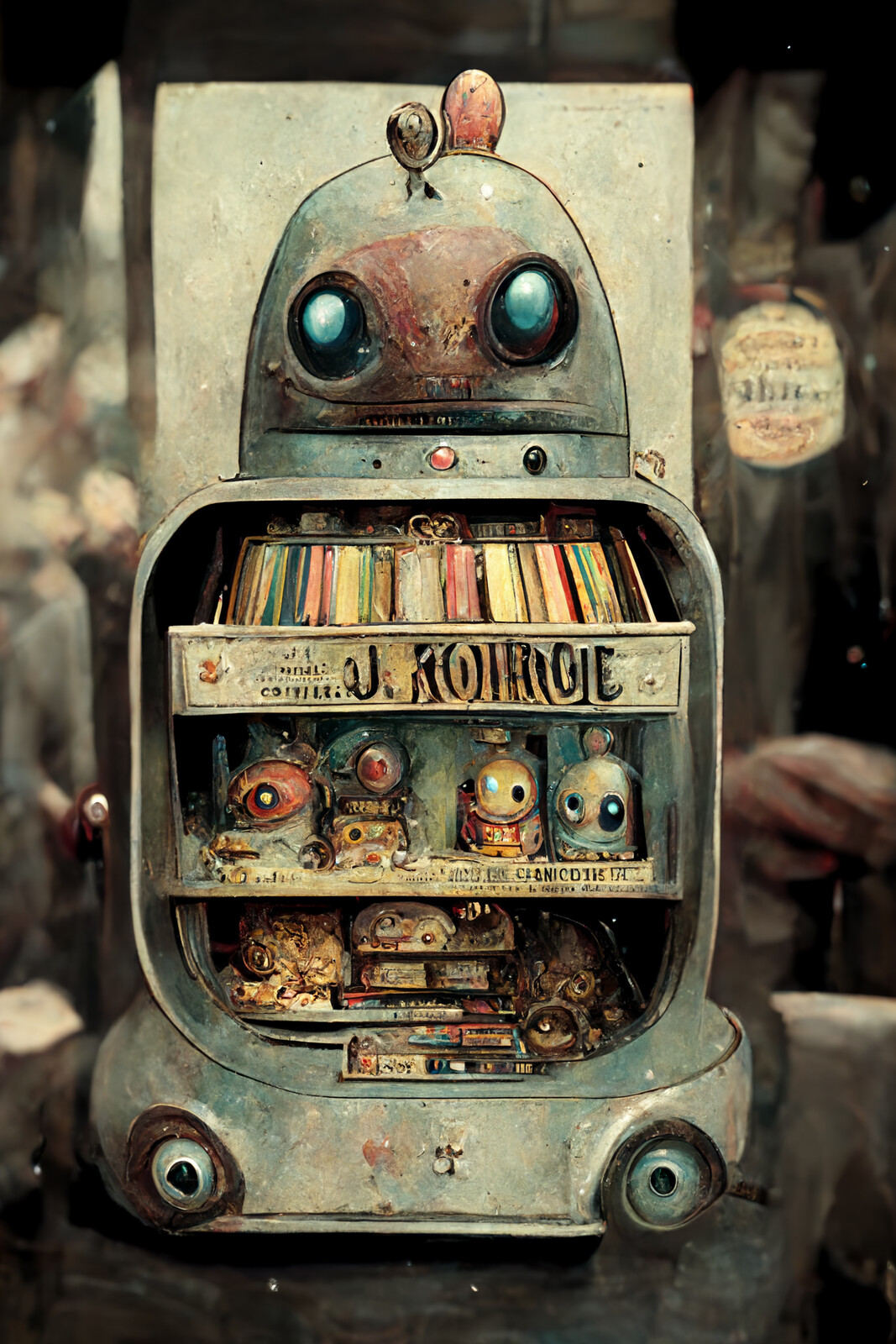 Vintage Robot Vending Machine #3