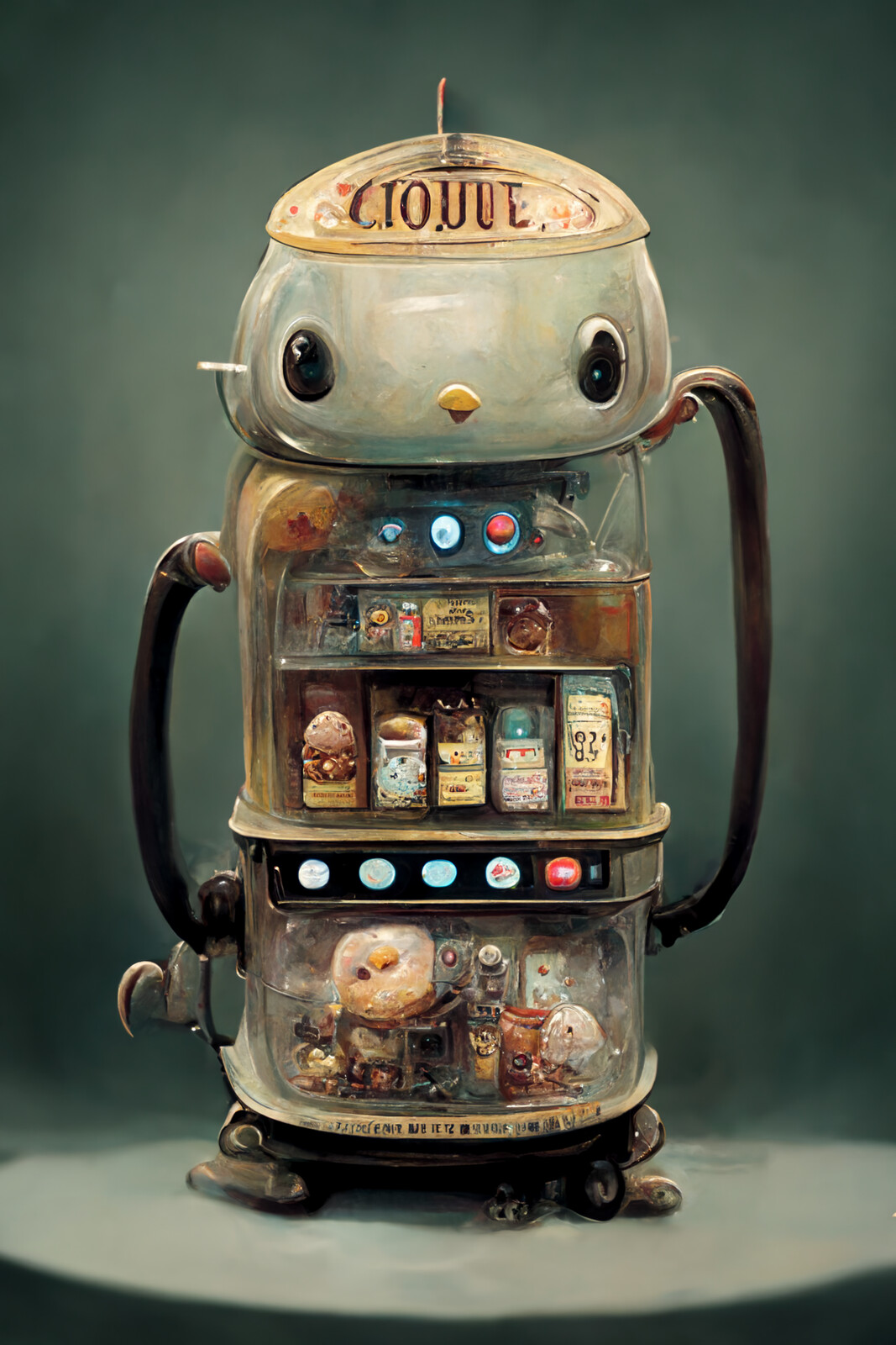 Vintage Robot Vending Machine #7
