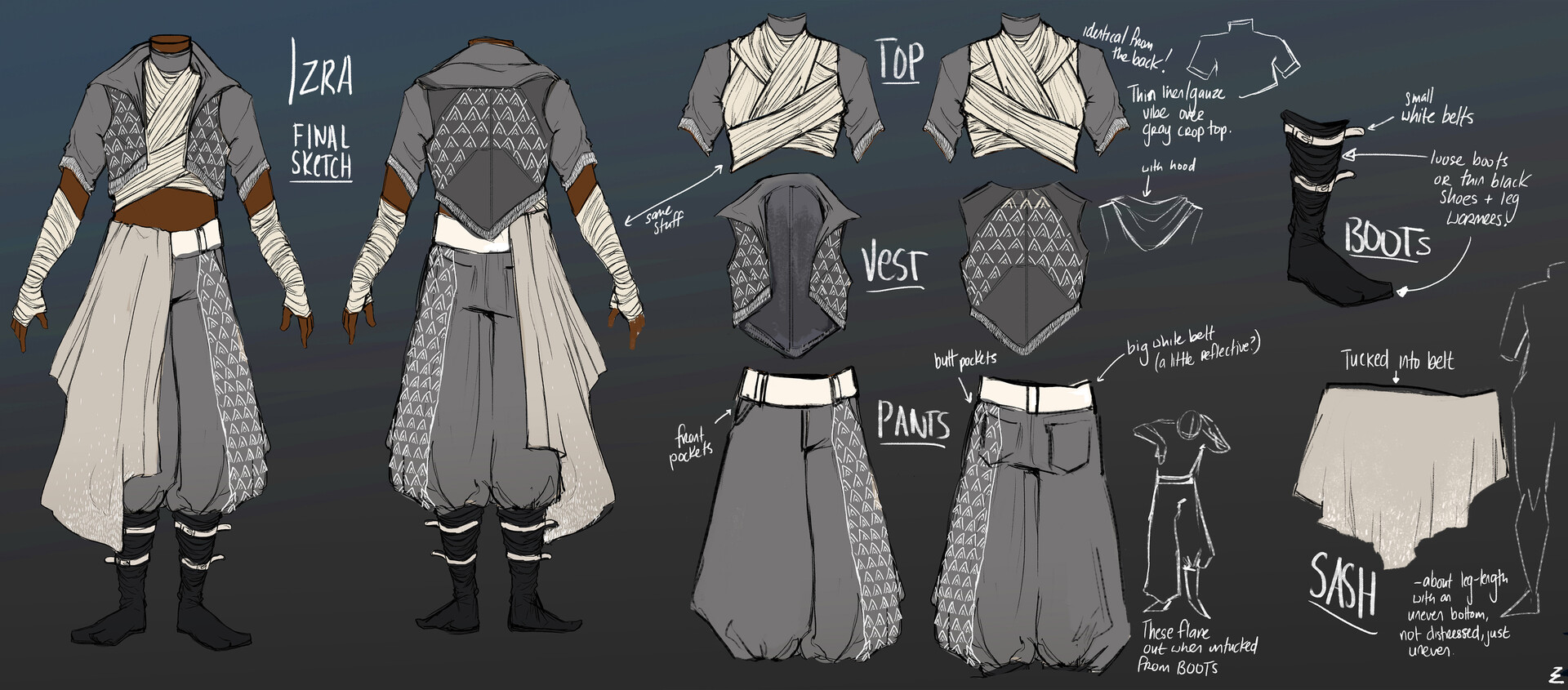 Artstation starfall larp costume design