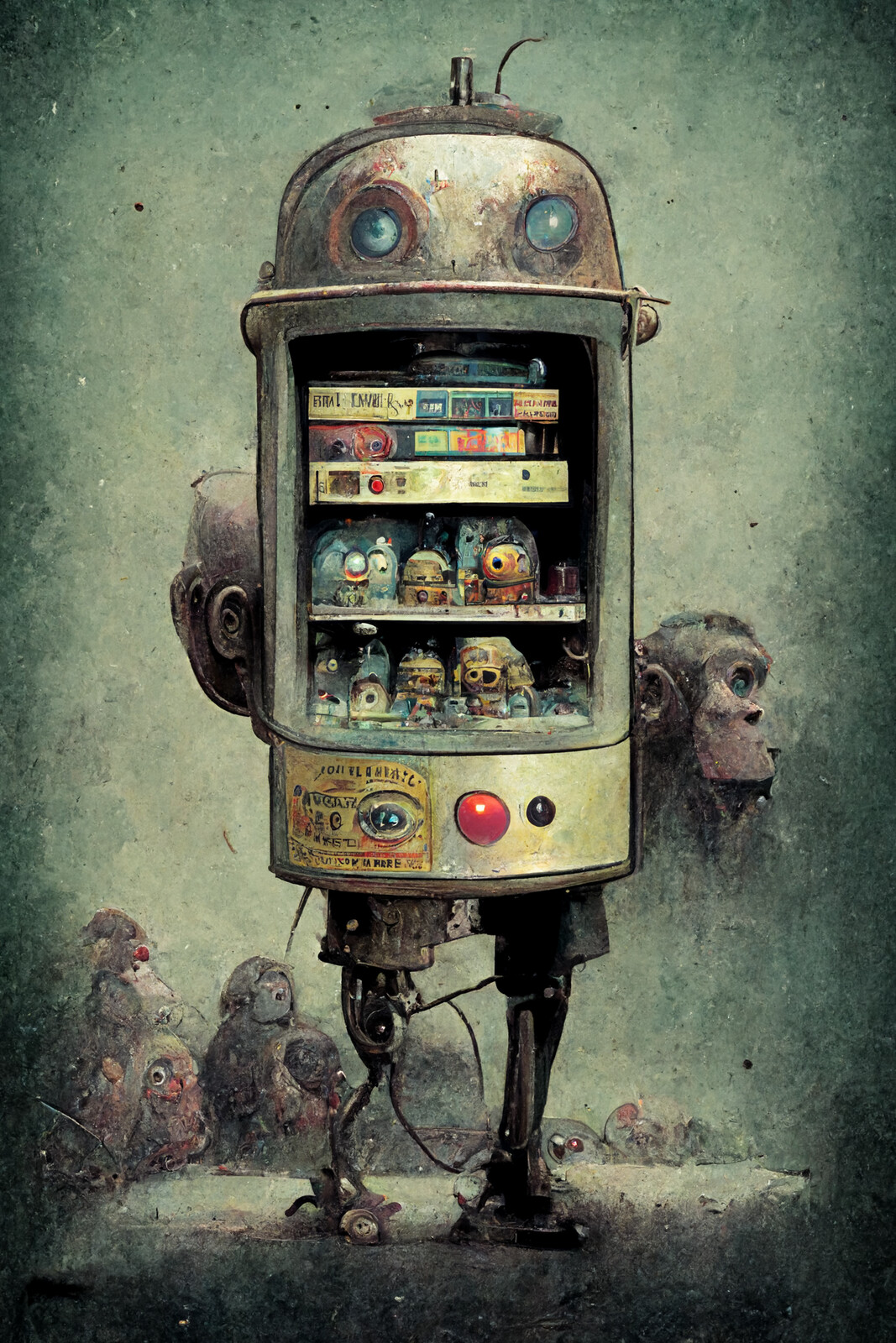 Vintage Robot Vending Machine #19