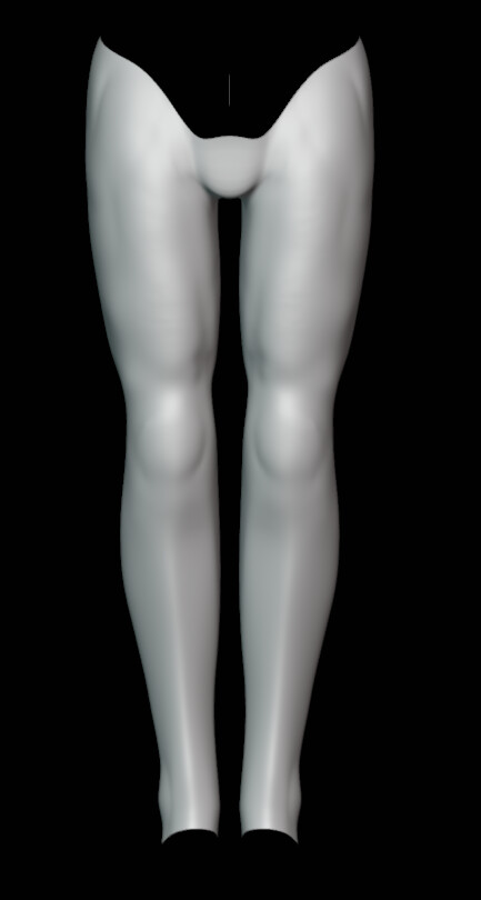 Male Leg Front - Day 4