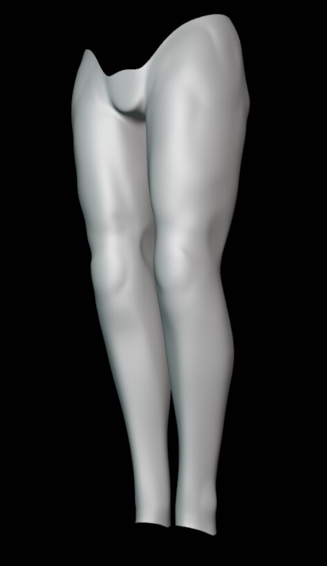 Male Leg Front Angled - Day 4