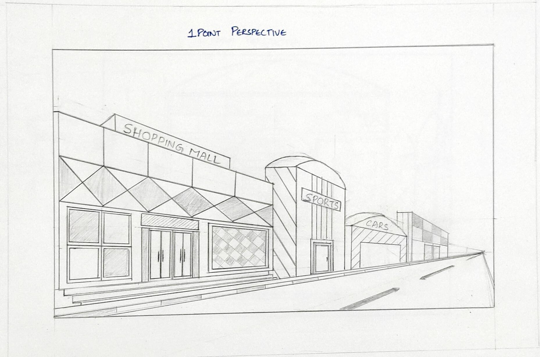 ArtStation One point perspective