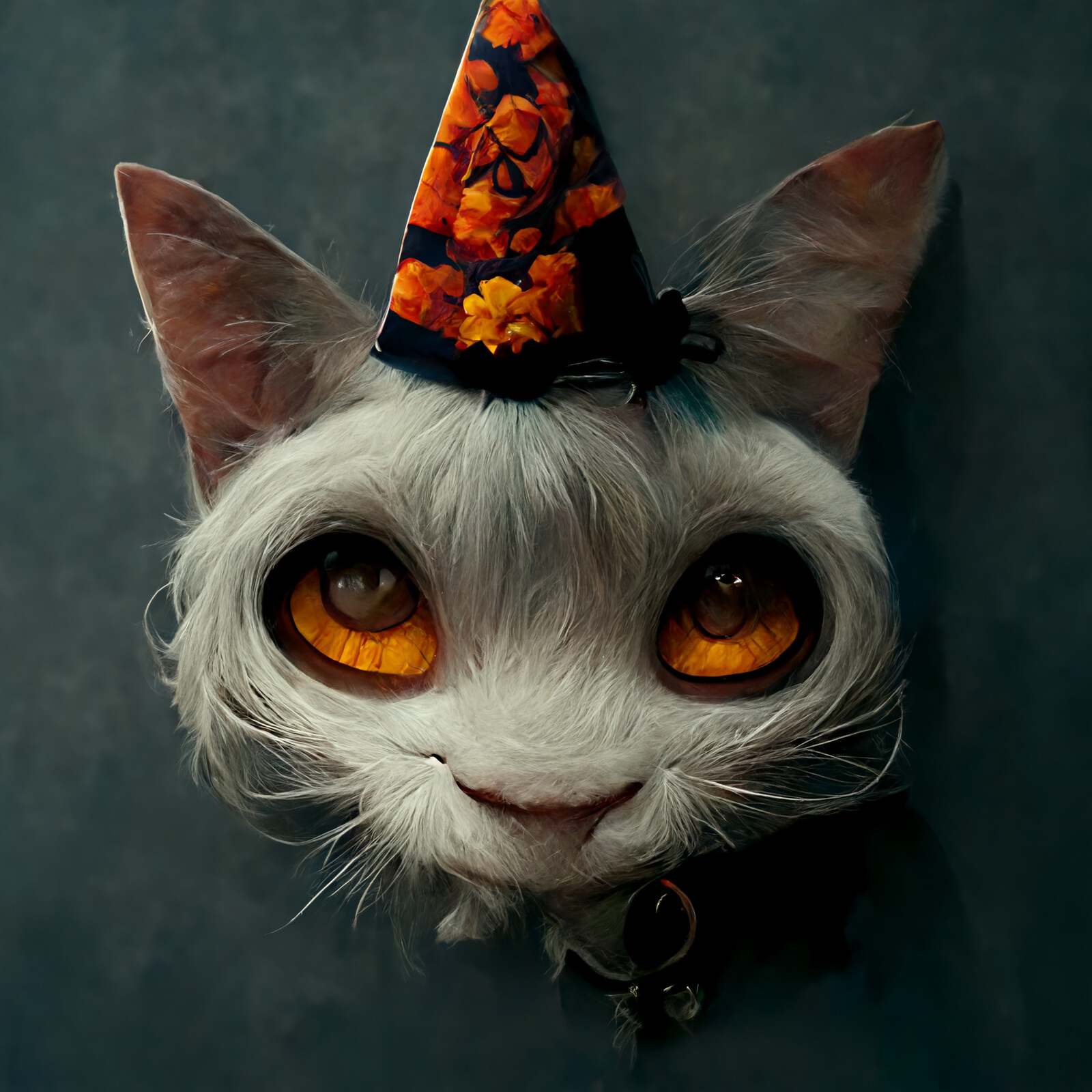 Cat with Party Hat #27 | Bailey