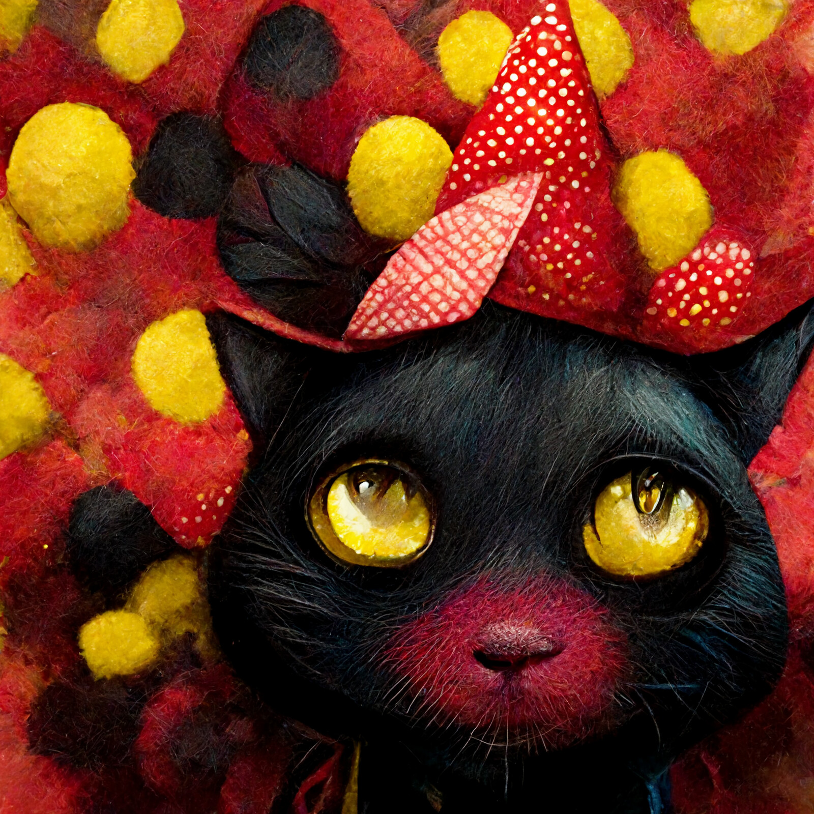 Cat with Party Hat #56 | Elvira
