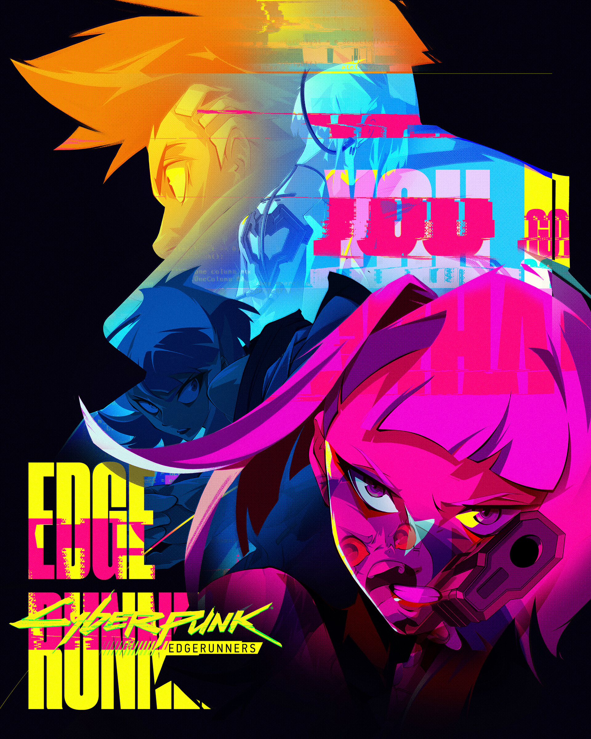 Anime Cyberpunk: Edgerunners HD Wallpaper by Artem Pavlov