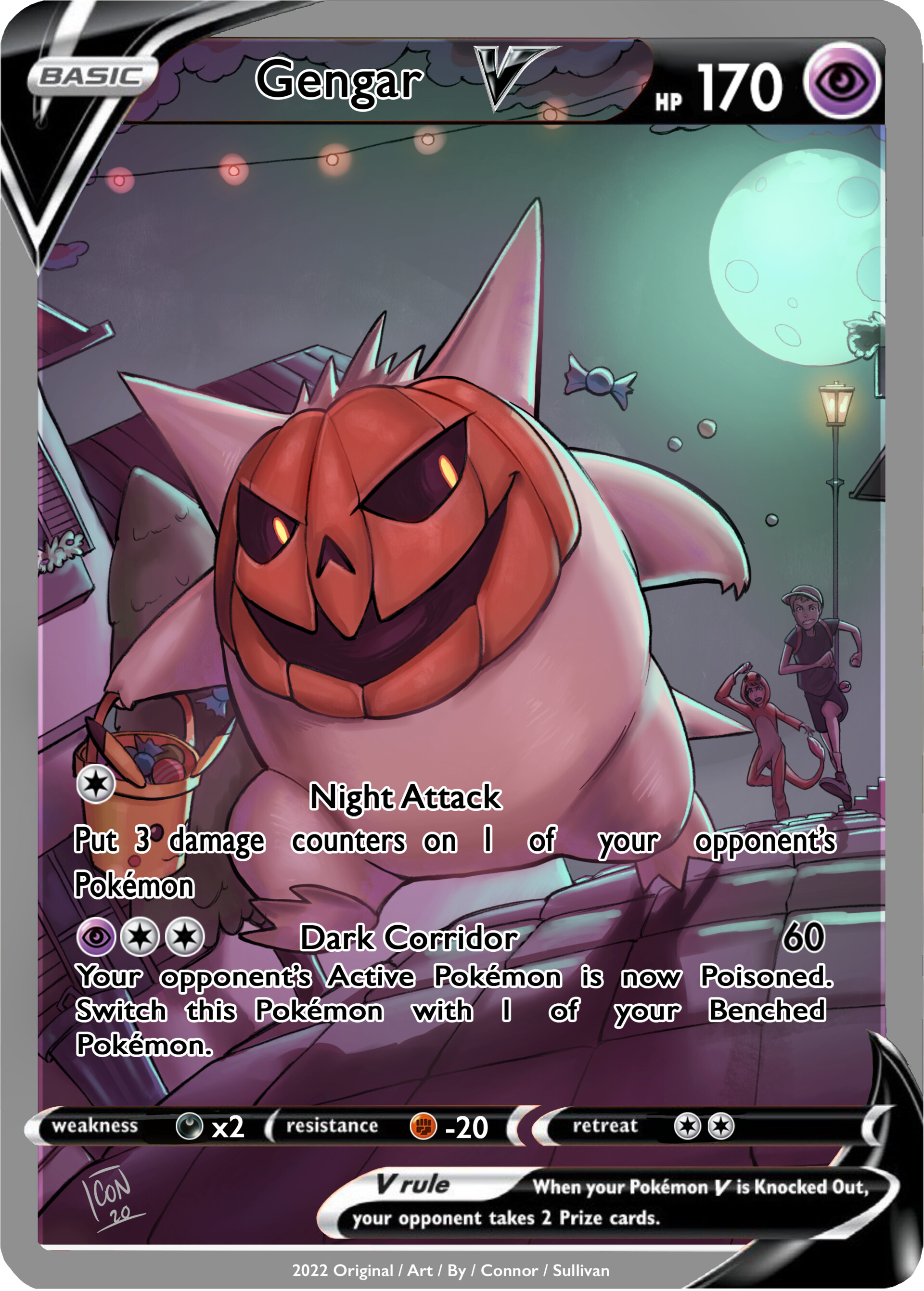 ArtStation - Spooky Gengar Alternate Art Custom Card