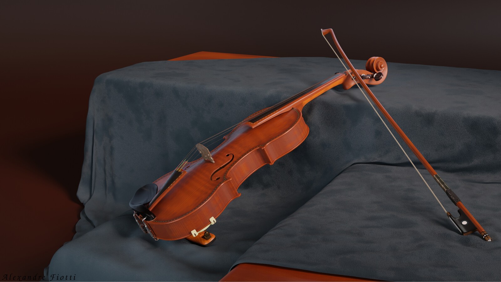 Presentation (composition and lighting) of the final model