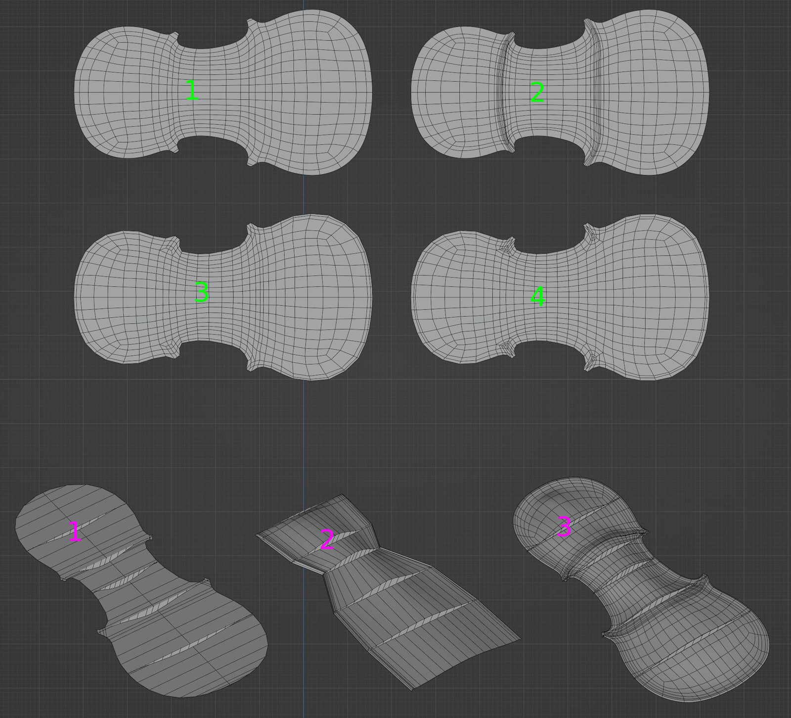 Topology and modeling study