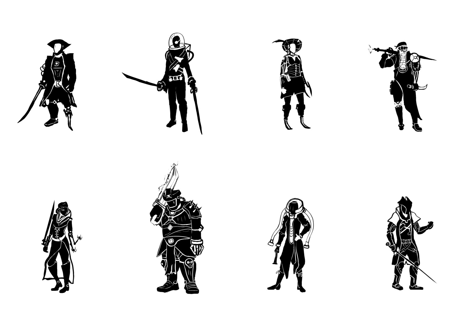 Complex silhouttes