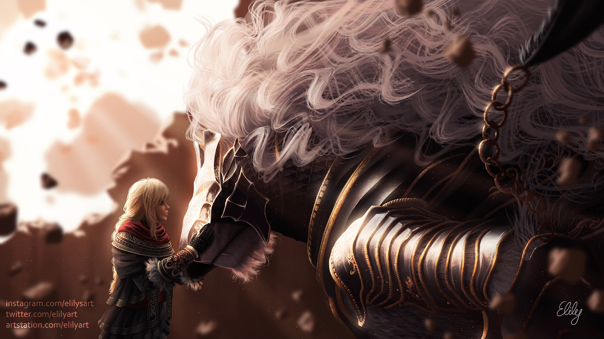 ArtStation Maliketh, the Black Blade Elden Ring